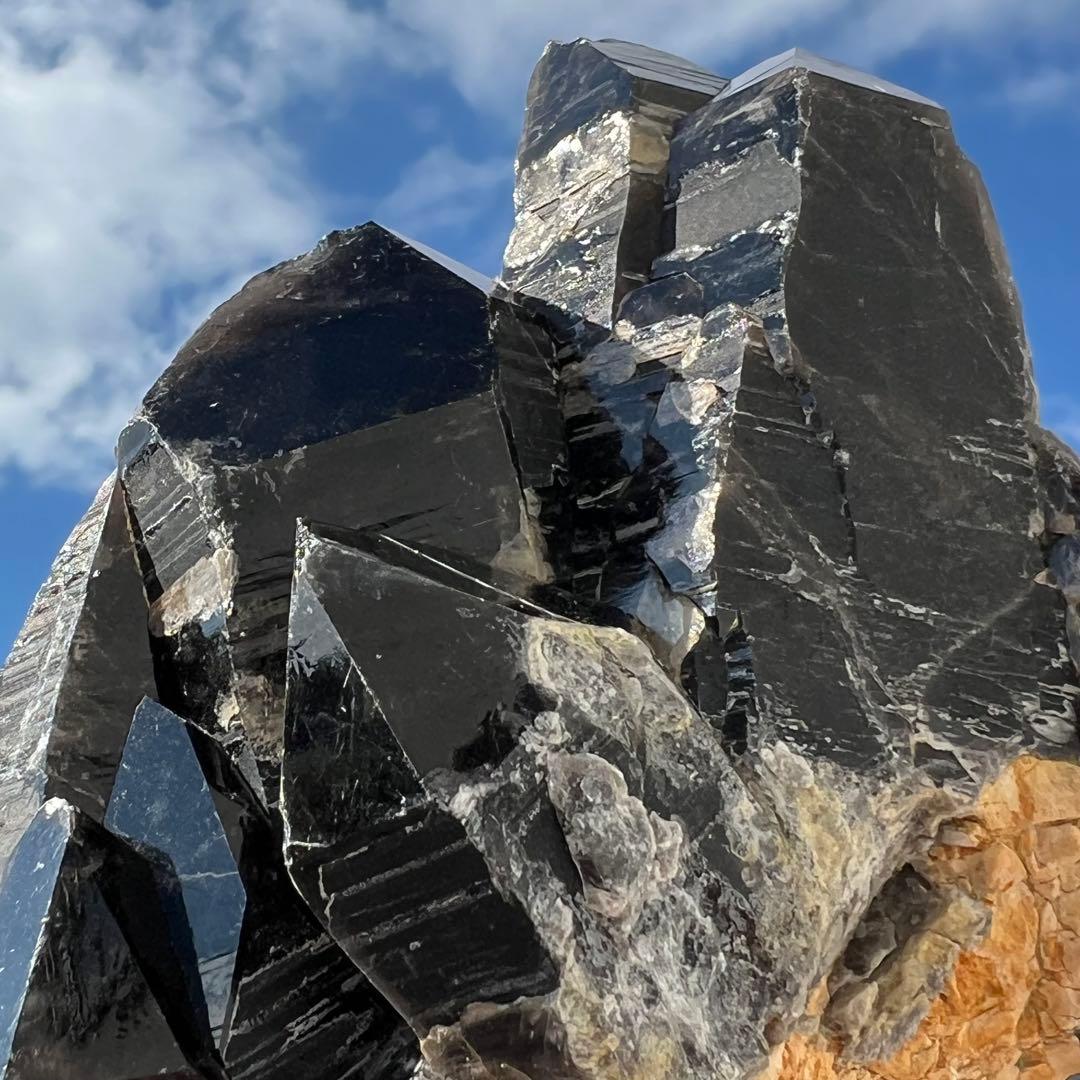 ✳専用‼️極上品質☆存在感抜群‼️漆黒パワー✨山東省産 モリオン クラスター 天然石