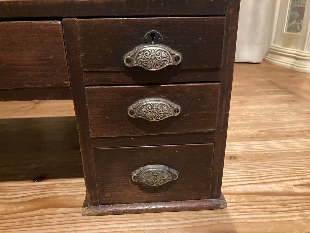 昭和レトロ　木製文机　ローテーブル　17