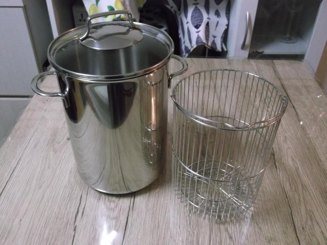 WMF アスパラガスポット１６cm＋ミルクポット14ｃｍセット