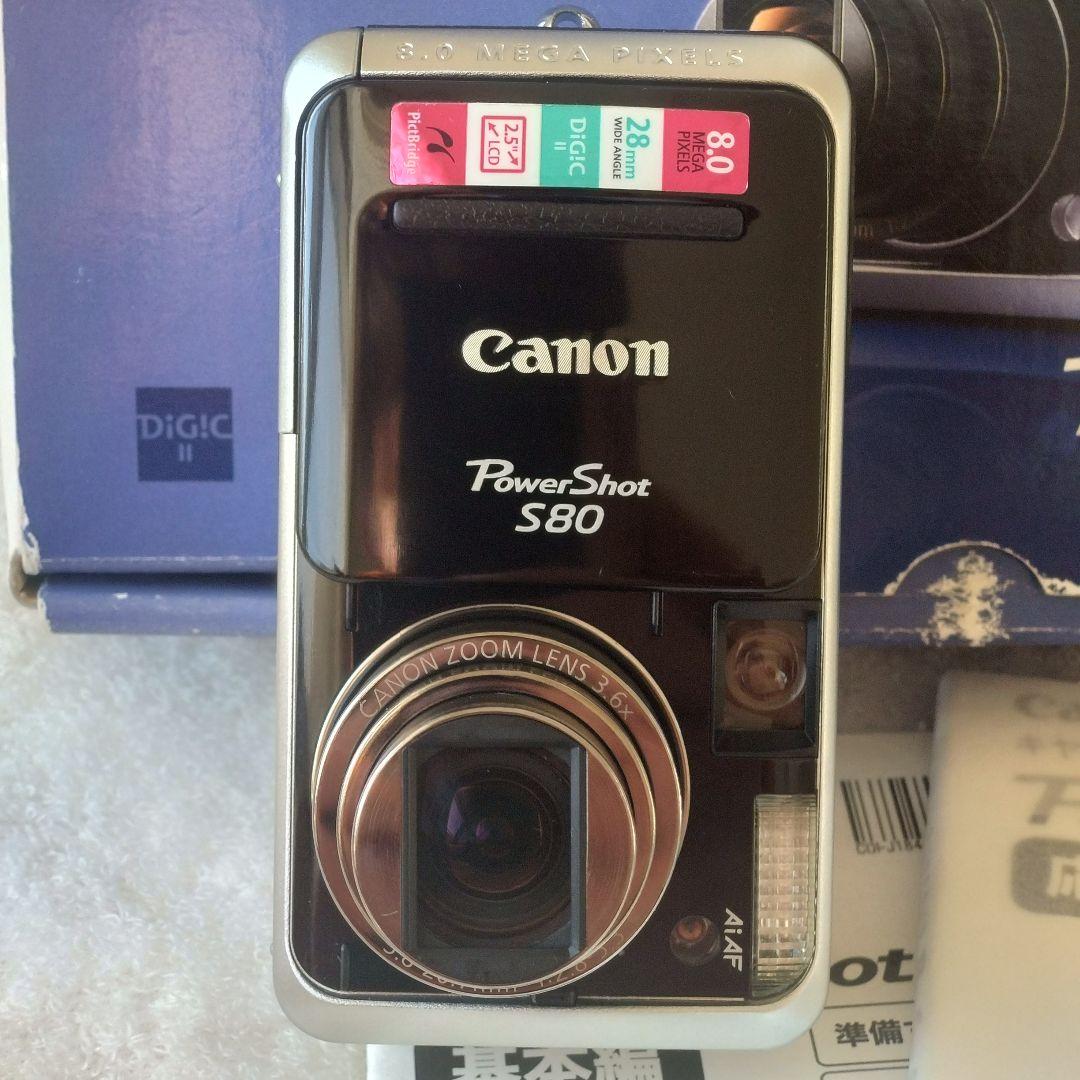極美品 Canon PowerShot S80 キャノン CCDセンサー 動作品