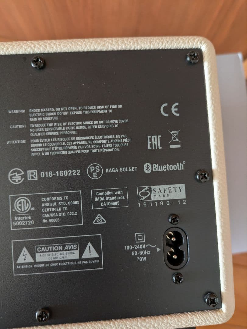 Marshall Acton Bluetoothスピーカー ホワイト　美品