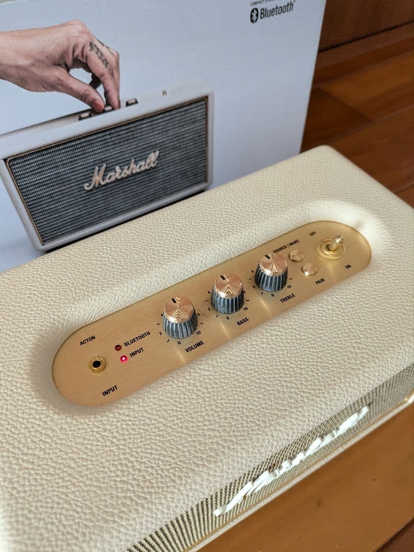 Marshall Acton Bluetoothスピーカー ホワイト　美品