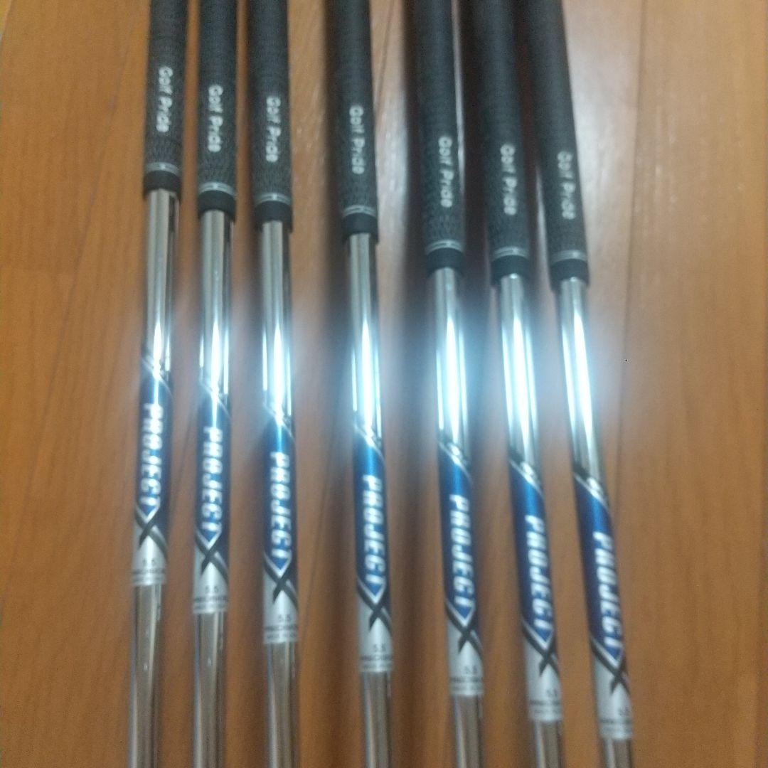 PING iblade プロジェクトX 5.5 4-W 7本セット