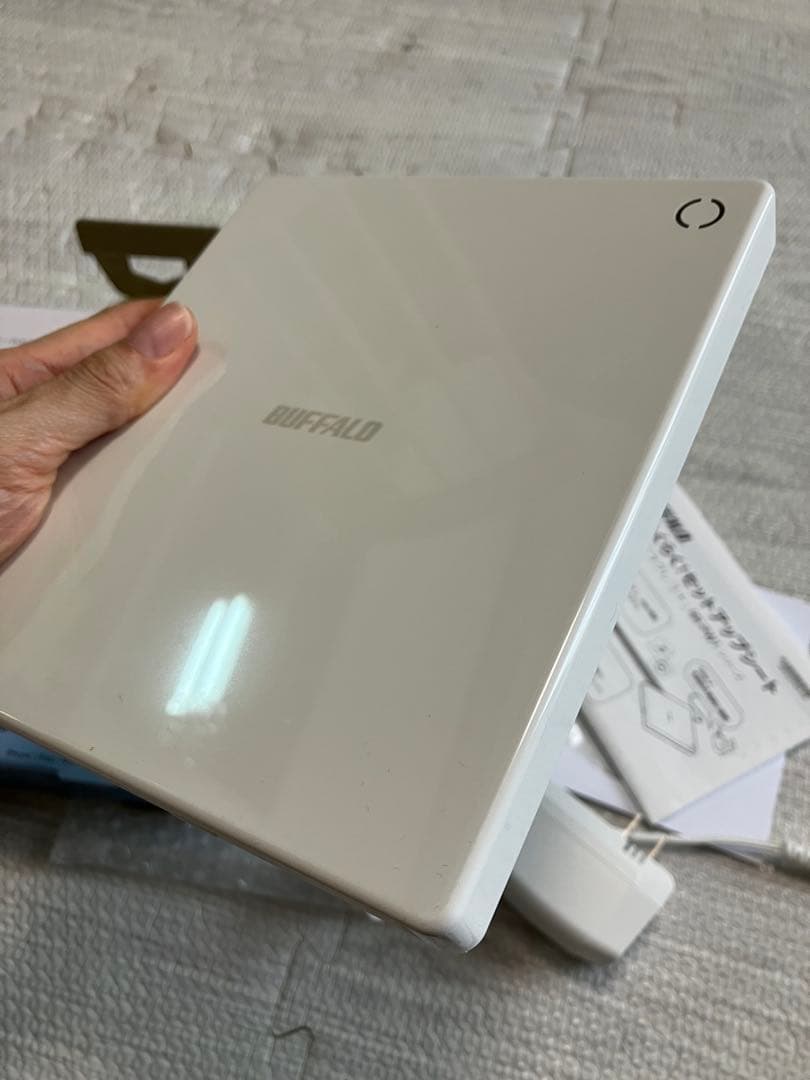 BUFFALO DVDプレーヤー ホワイト