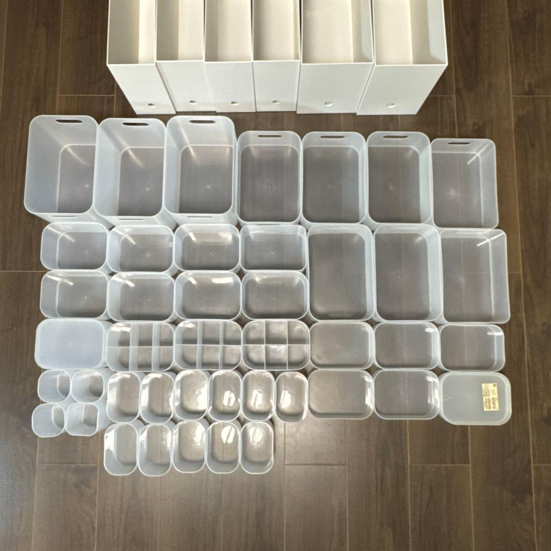 無印良品 ファイルボックス、その他プラスチックケース各種