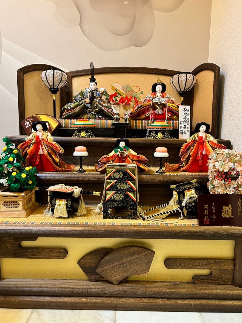 雛人形用　御飾台　三段飾り　飾り台