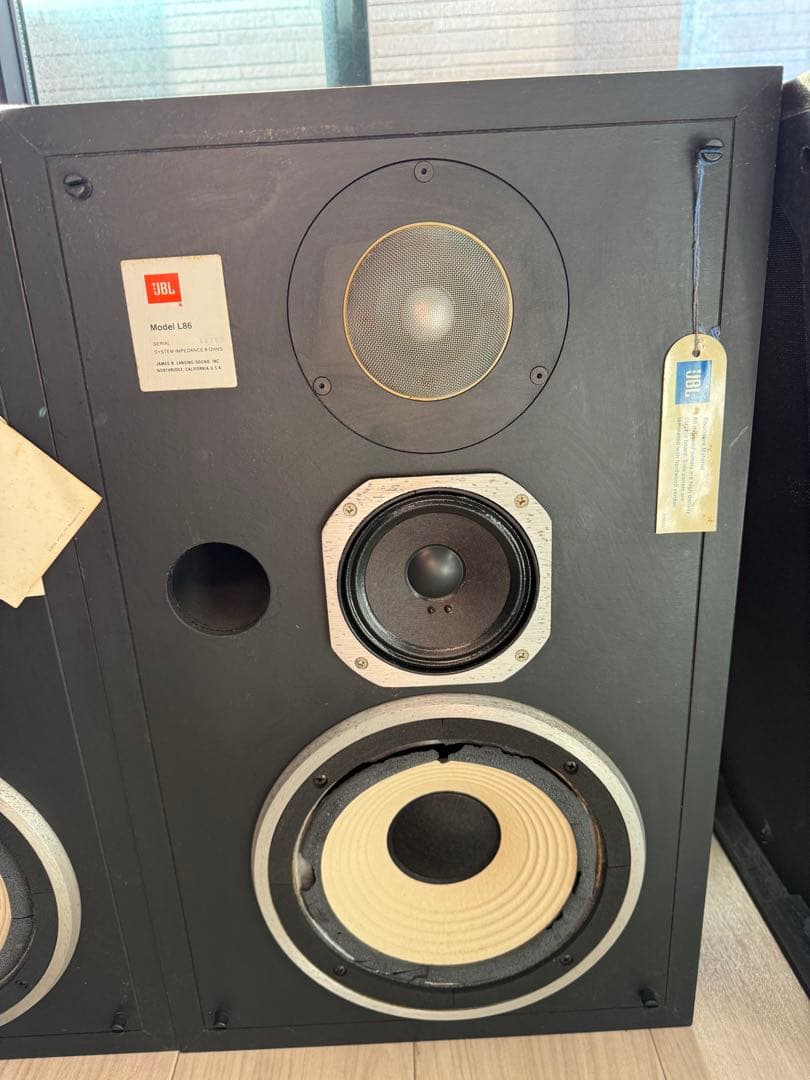 【現状品】JBL L86 スピーカー 3way ペア 音響機材 ジャンク