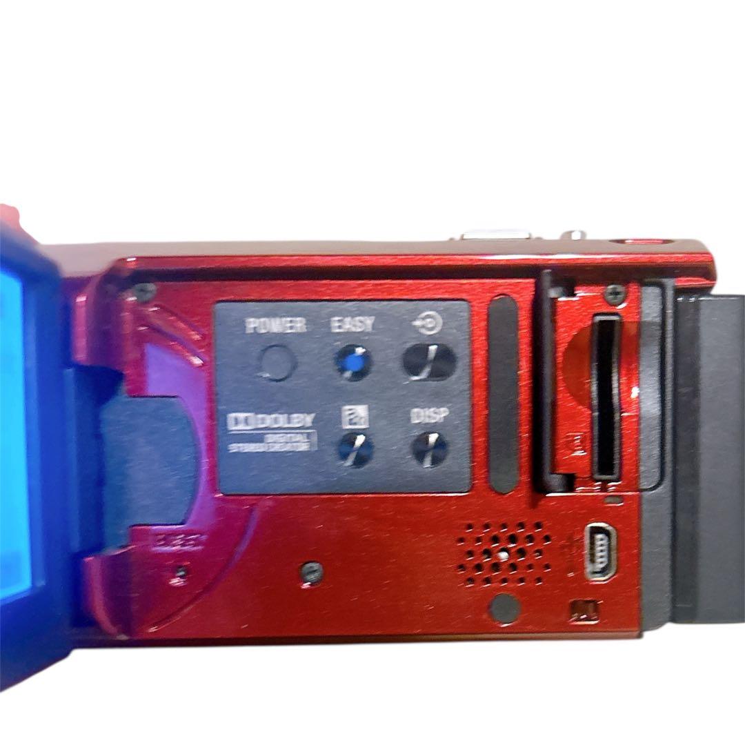 SONY ビデオカメラ HANDYCAM レッド ソニー デジタルビデオカメラ
