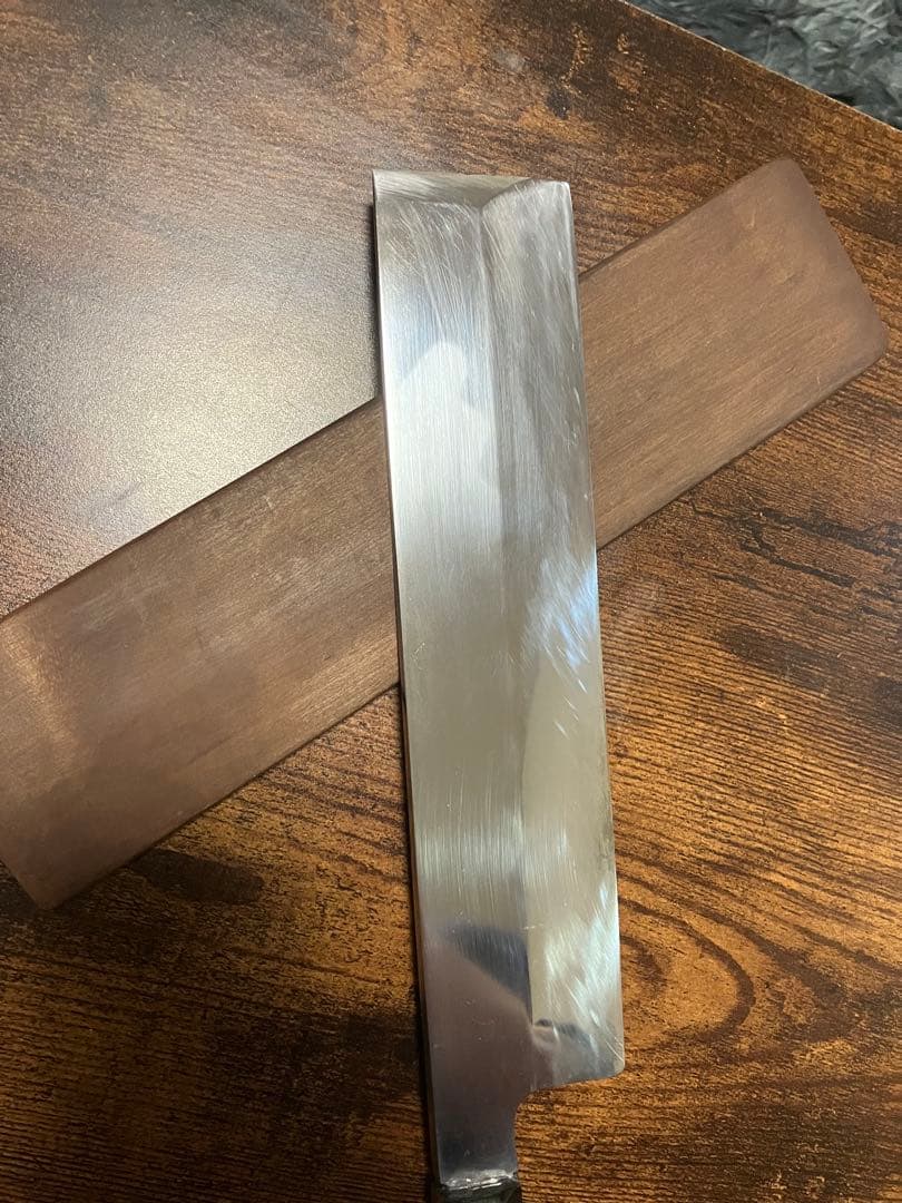 本焼　包丁　8寸　薄刃　波紋綺麗　正光