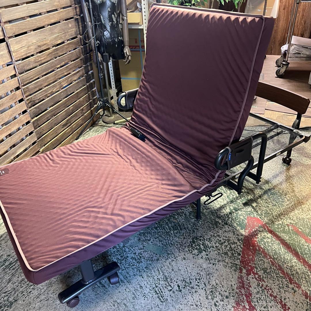 G906⭐︎ ATEXアテックス収納式 電動リクライニングベット 折りたたみ