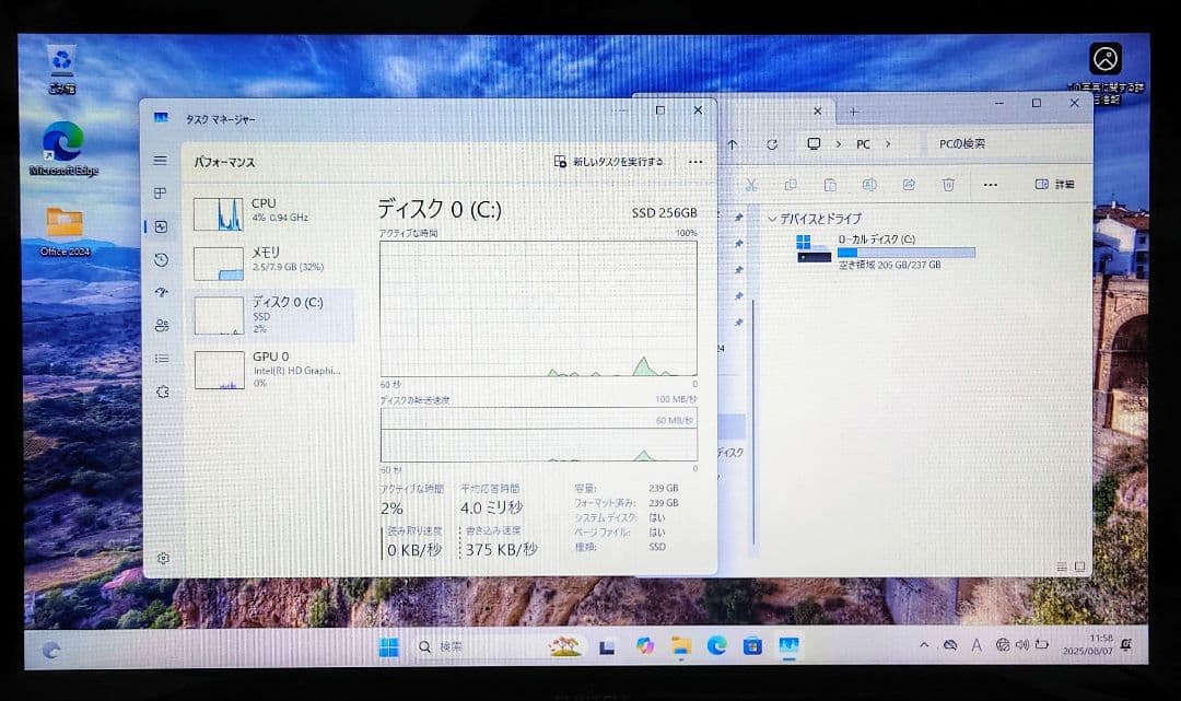 FUJITSU LIFEBOOK Corei7 メモリ8GB SSD256GB