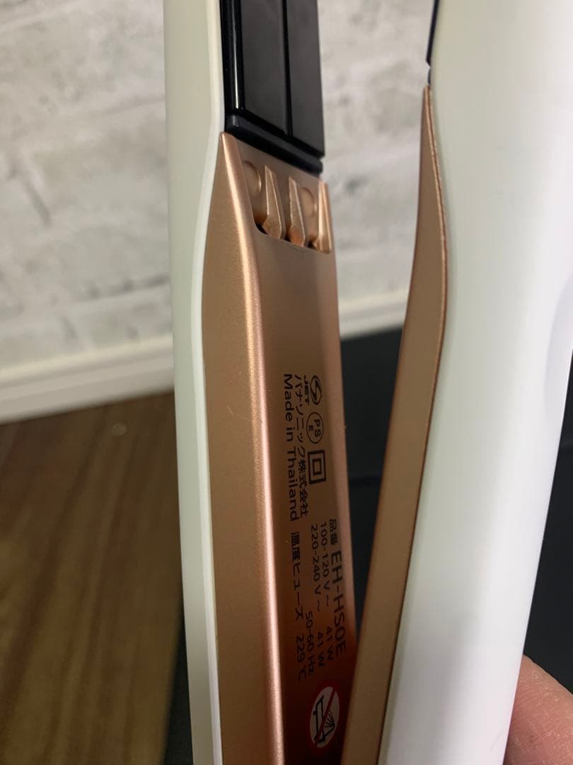 【比較的美品】Panasonic ナノケア　ストレートヘアアイロンEH-HS0E