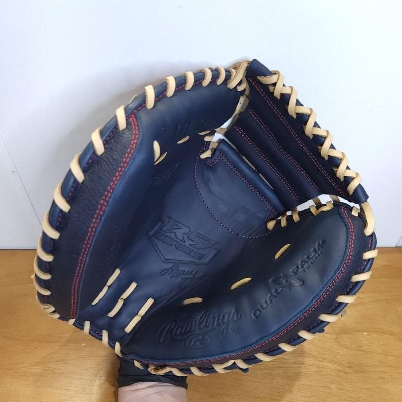 ローリングス ペイズリーネイビー 未使用 左用 キャッチャーミット 軟式グローブ