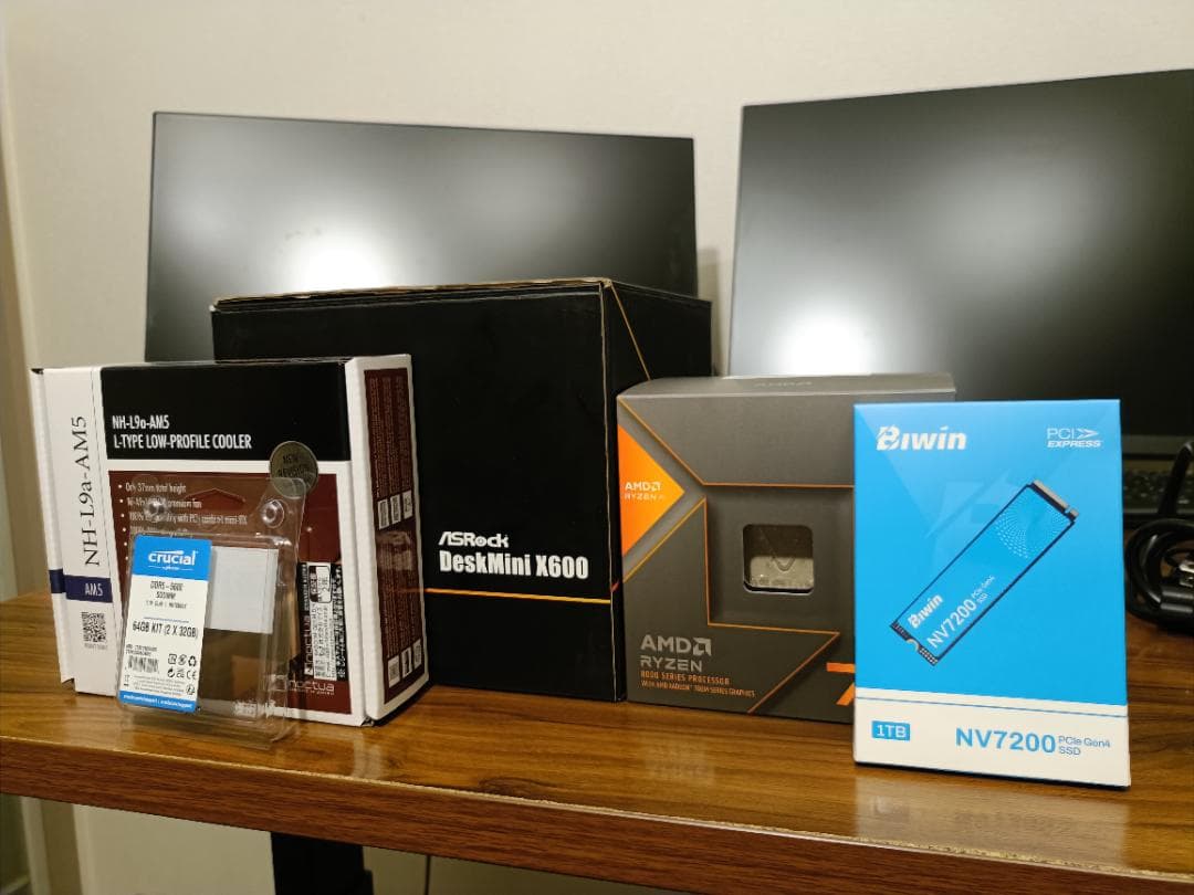 Ryzen 7 8700G, PC完成品, DeskMini X600