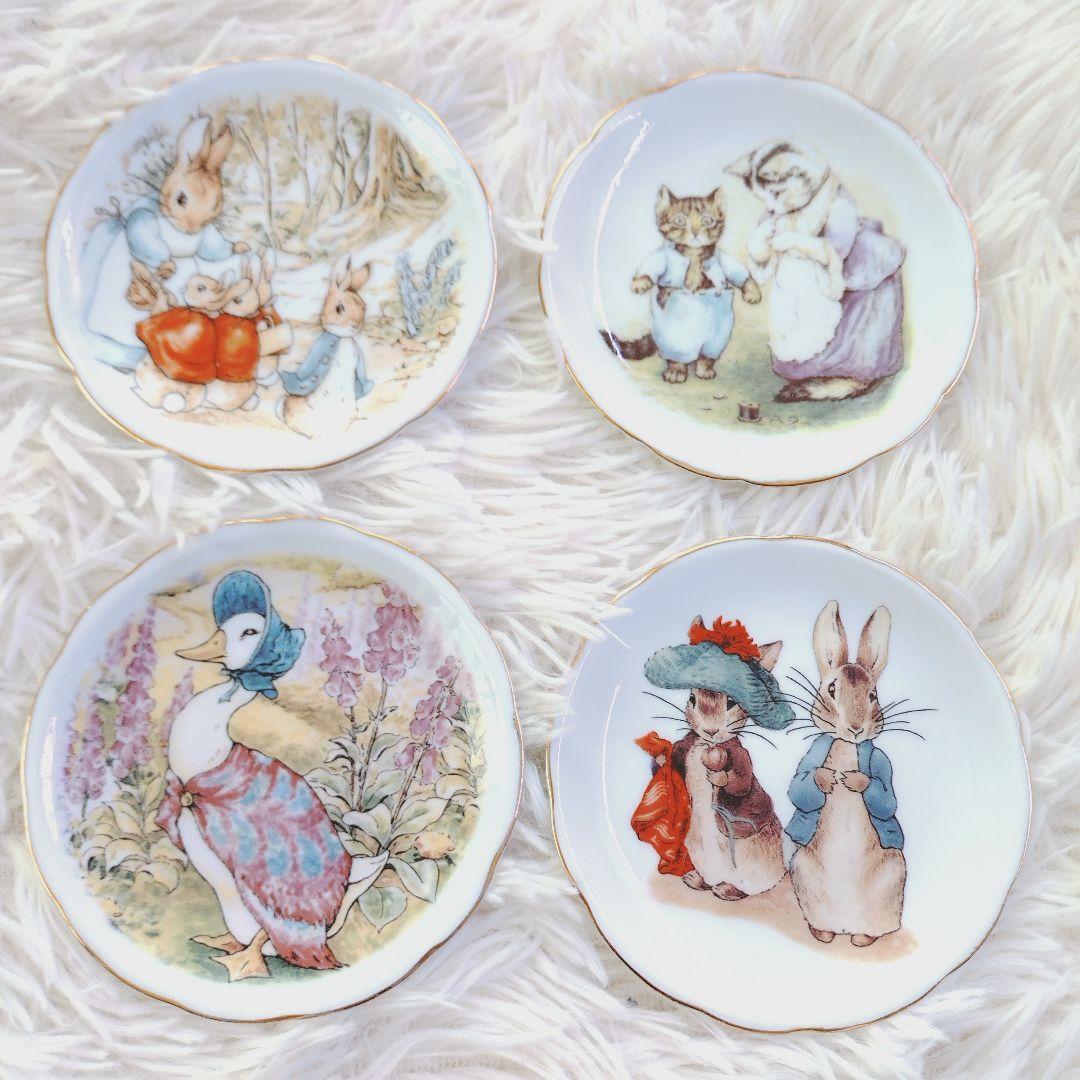 【希少・未使用品】ピーターラビット&フレンズ　ミニチュア　食器セット　インテリア