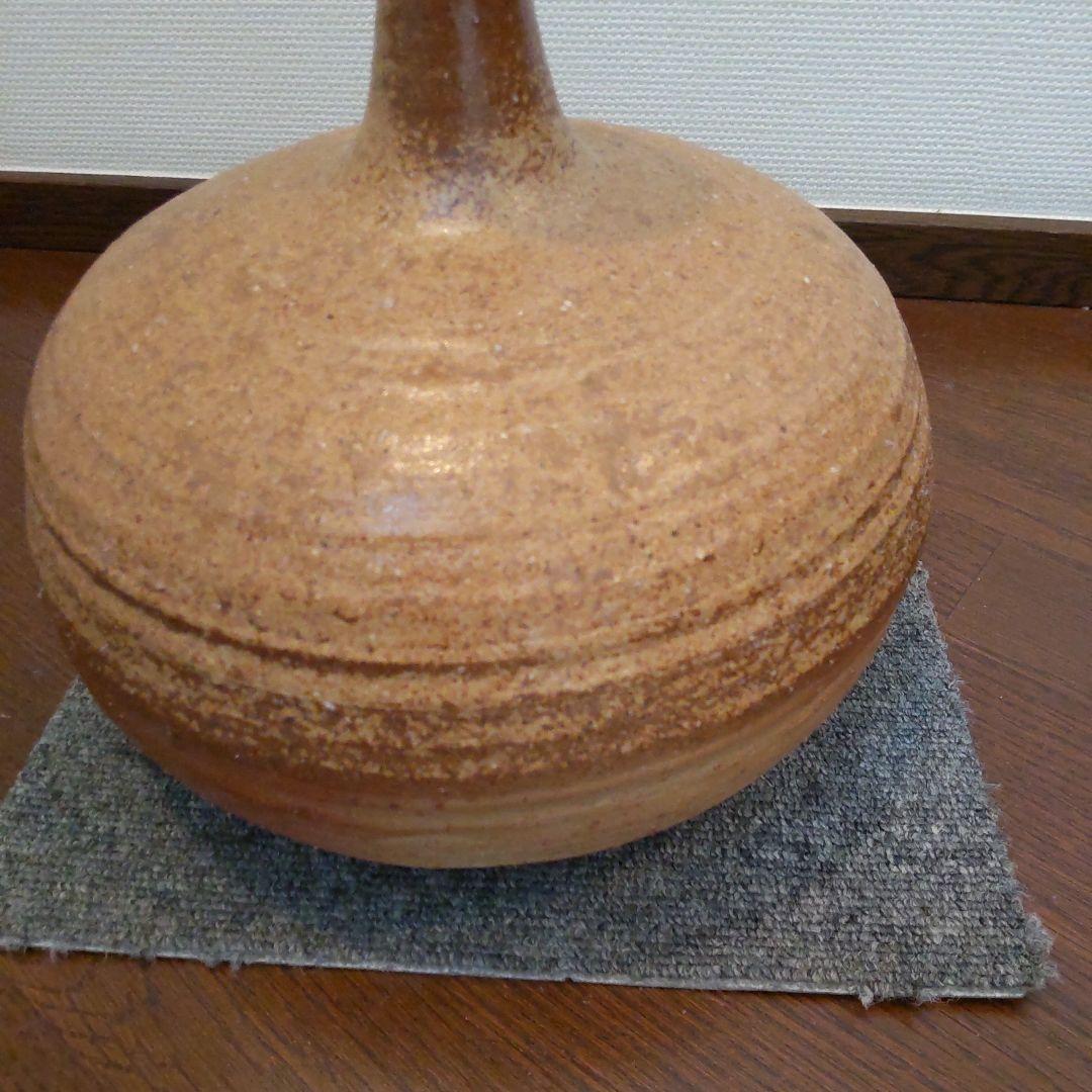 尻張り花入れ　備前焼　33