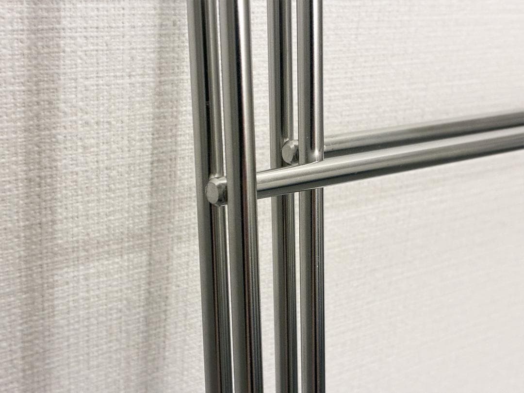 無印良品 ステンレスユニットシェルフ 追加用帆立 ミニ 2点セット