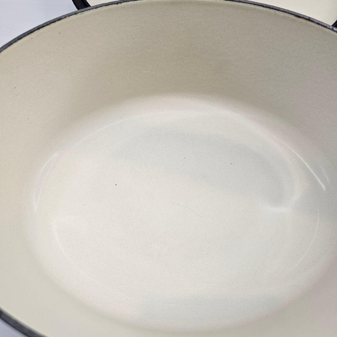 希少 廃盤 LE CREUSET ル・クルーゼ オバール 25cm モスグリーン