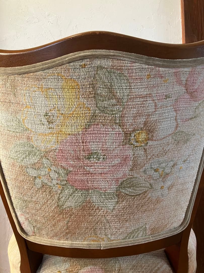 マルニ 猫足 アームチェア 花柄 ①