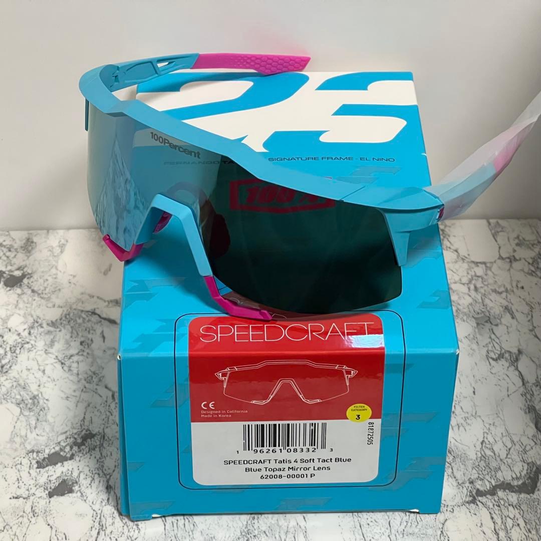 最新作 100% ワンハンドレッド サングラス タティス SPEEDCRAFT