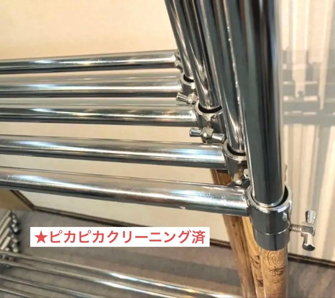 ★美品★メンテ済■120cm幅 ■店舗用　アパレルハンガーラック★直接引き取り可