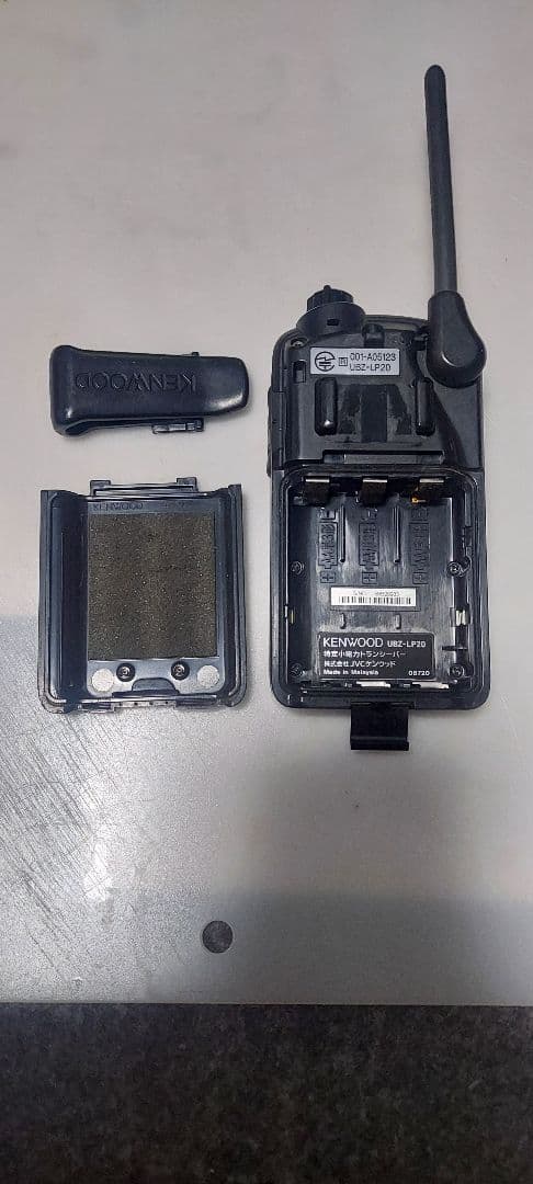 KENWOOD UBZ-LP20 トランシーバー３台 黒×② イエロー×①