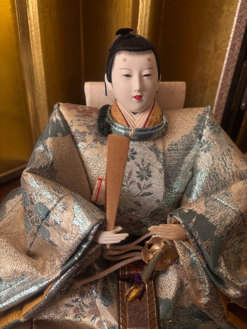 高級雛人形　御内裏様　お雛様　台座　屏風　7段飾り　増村　親王飾りセット