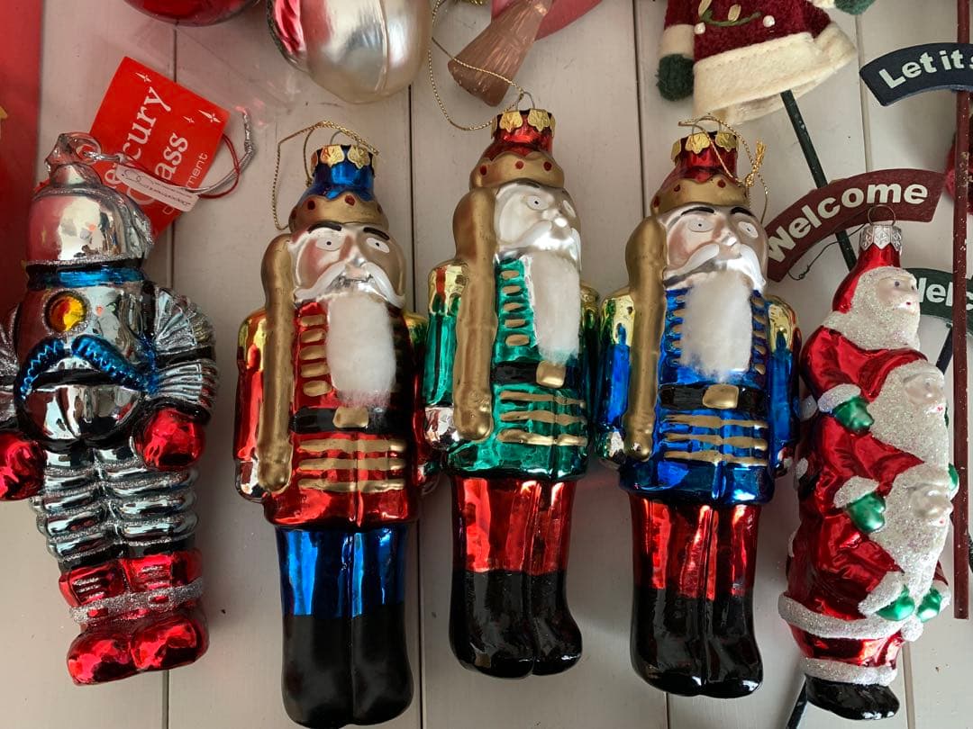 アメリカ　クリスマスオーナメント アメリカンカントリー収納BOX入り　16