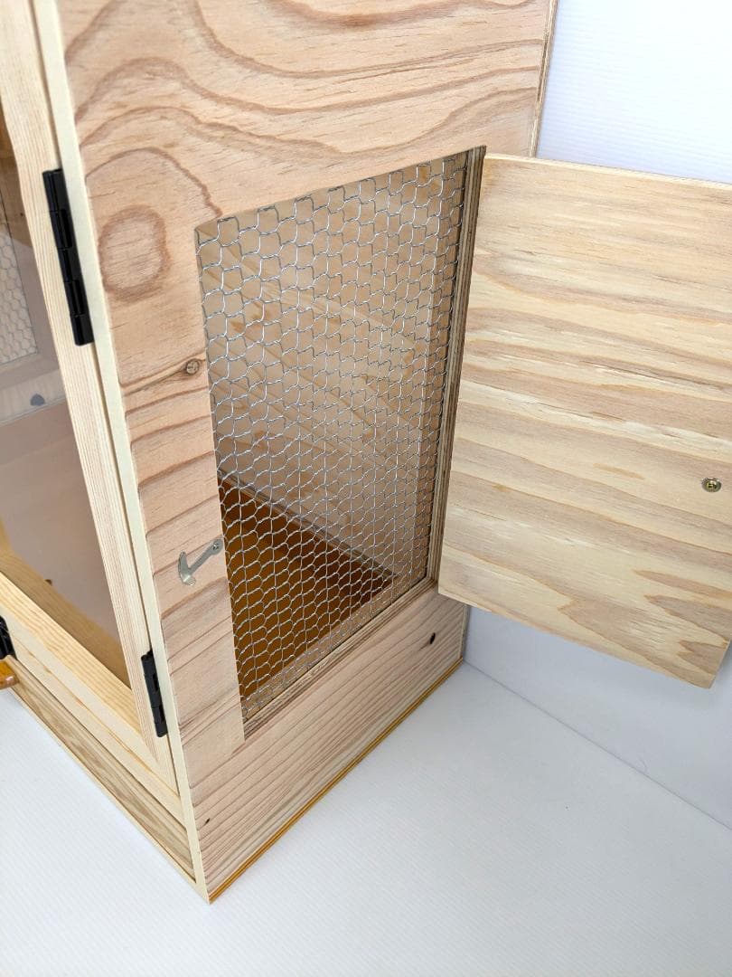 【アウトレット１点限定】鳥類ケージ 側面開閉窓 W598×D300×H600mm