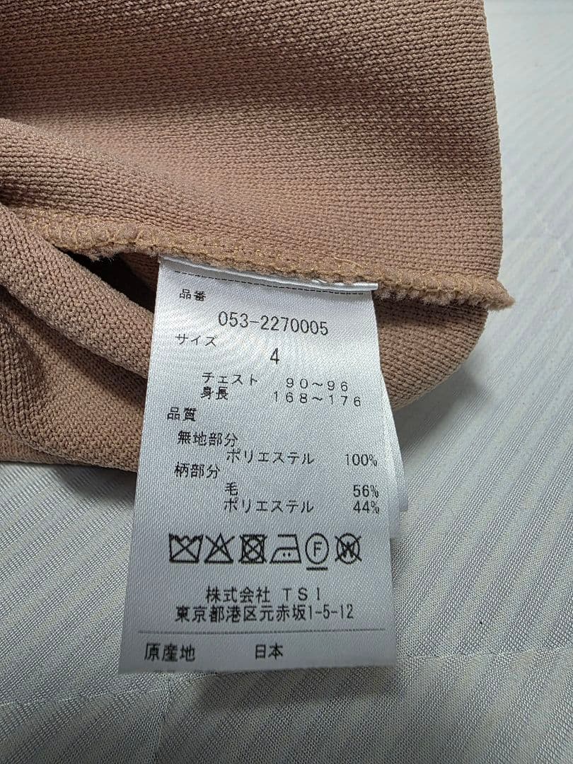 新品タグ付きPEARLY GATES レオパード柄ニット４