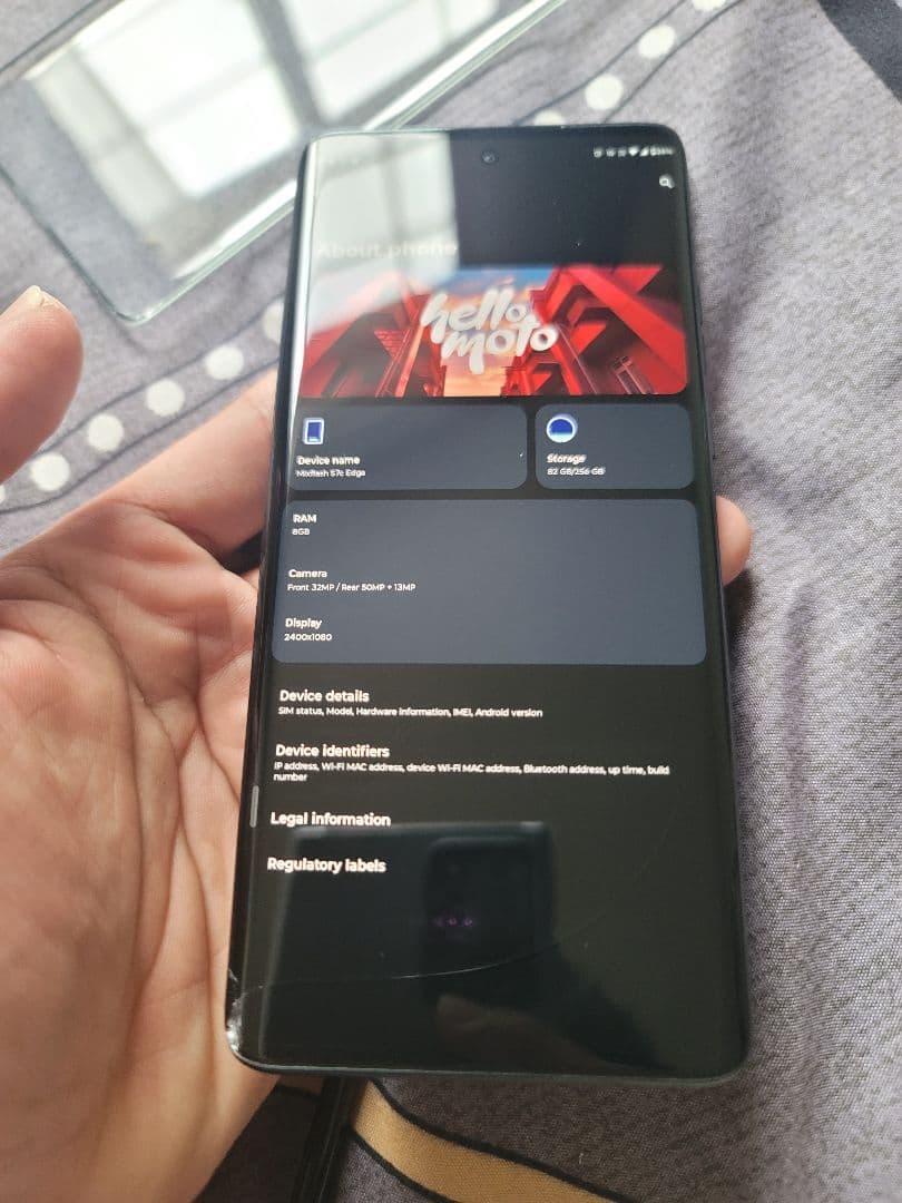Motorola Edge 40 Neo 8/256GB 画面一部割れ