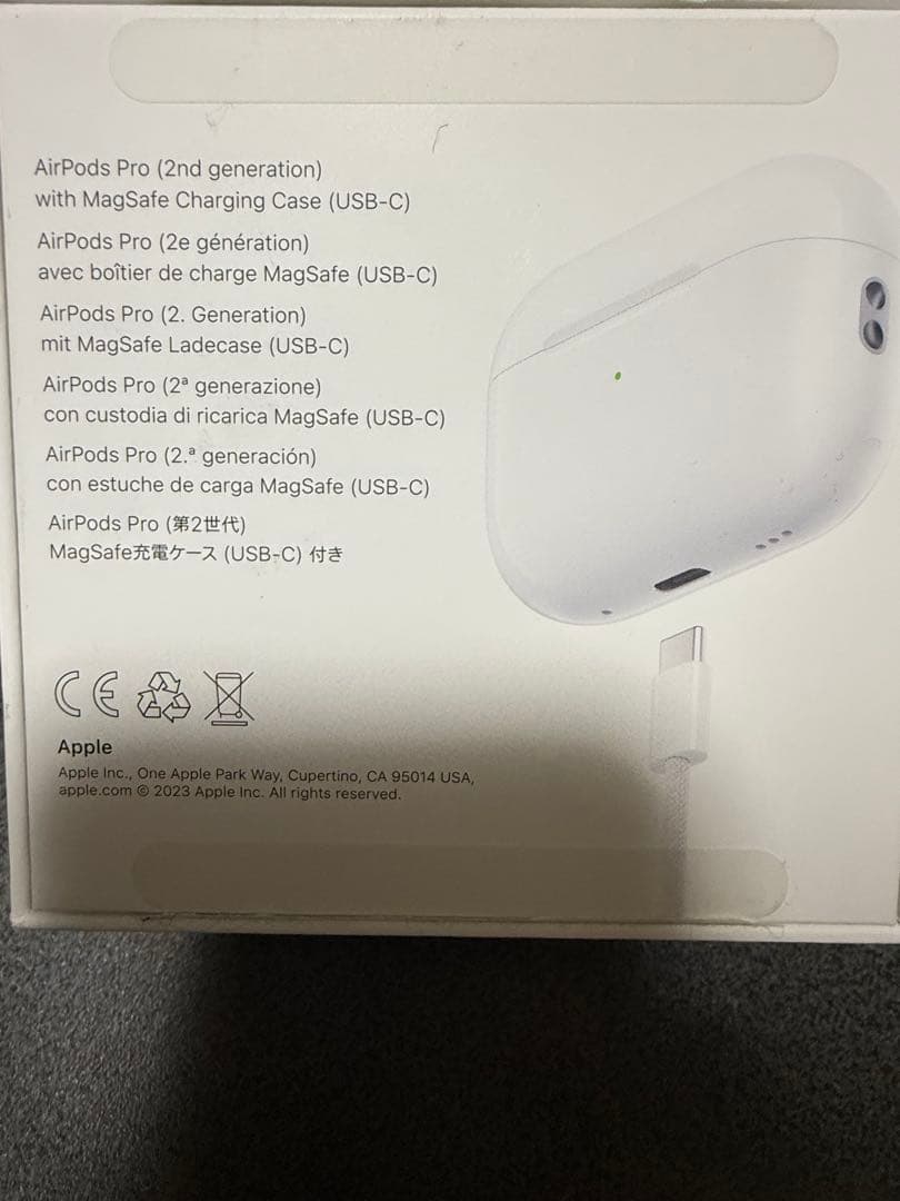 AirPods Pro 3 ケース・充電器付き　タイプC保証期間あり