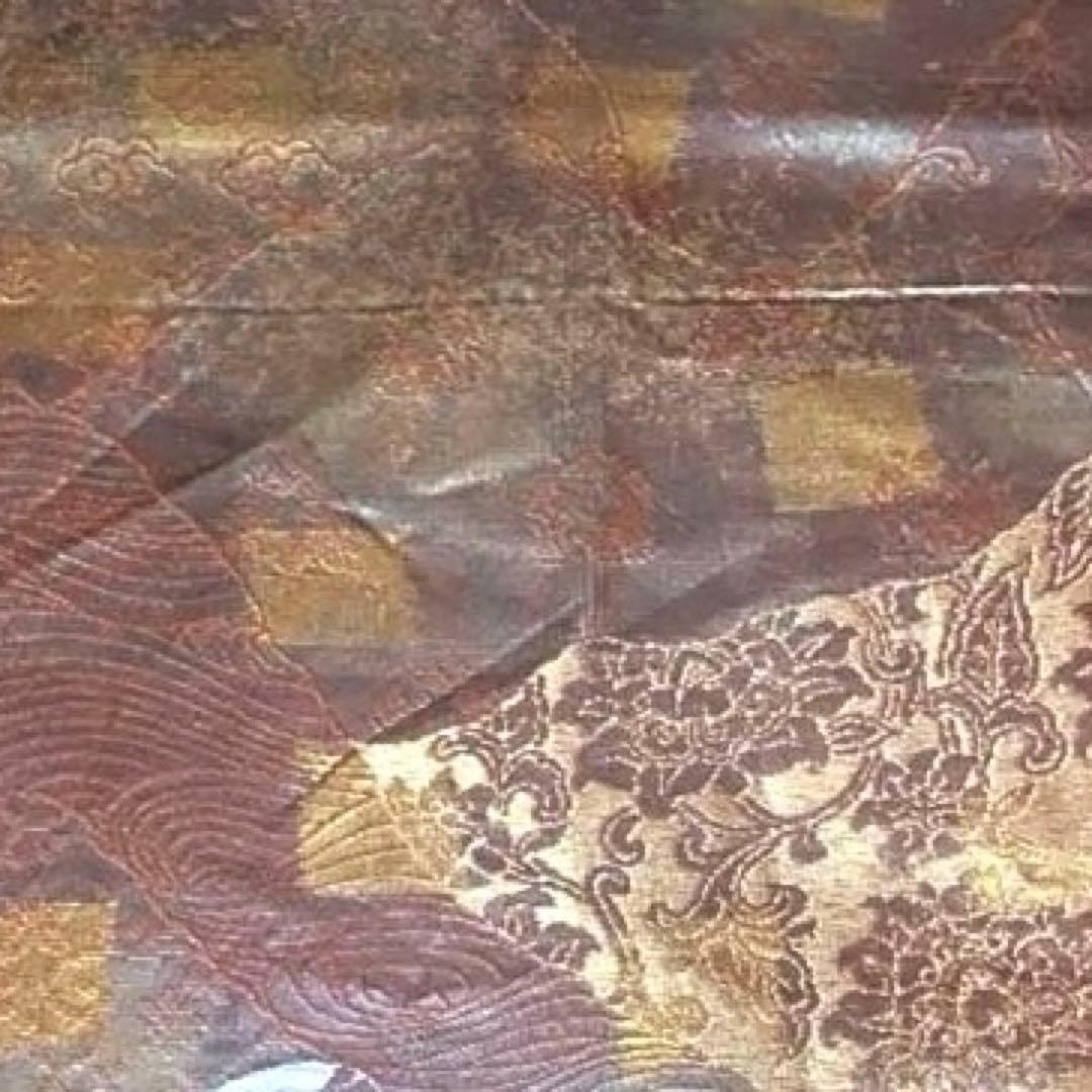 table runner 「更紗夢」　帯リメイク　正絹