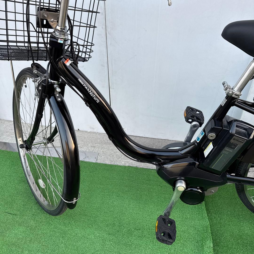 YAMAHAヤマハ電動アシスト自転車26インチ バッテリー12.3Ah ブラック