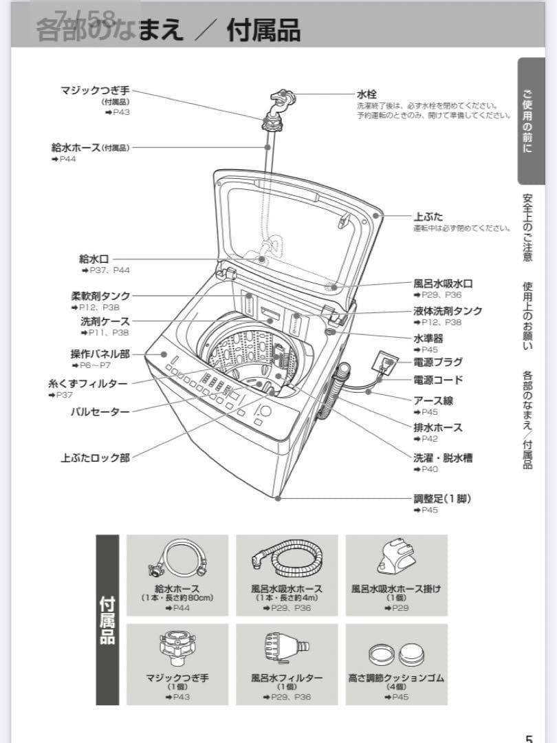 【未使用品】ヤマダデンキ洗濯機 10Kg 2024年式2510040854