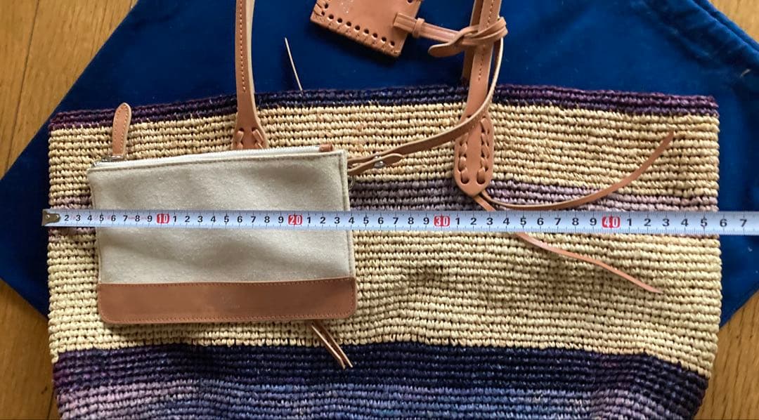 RT-60128　ポロラルフローレン　編込み かごバッグ ショップ外袋付き