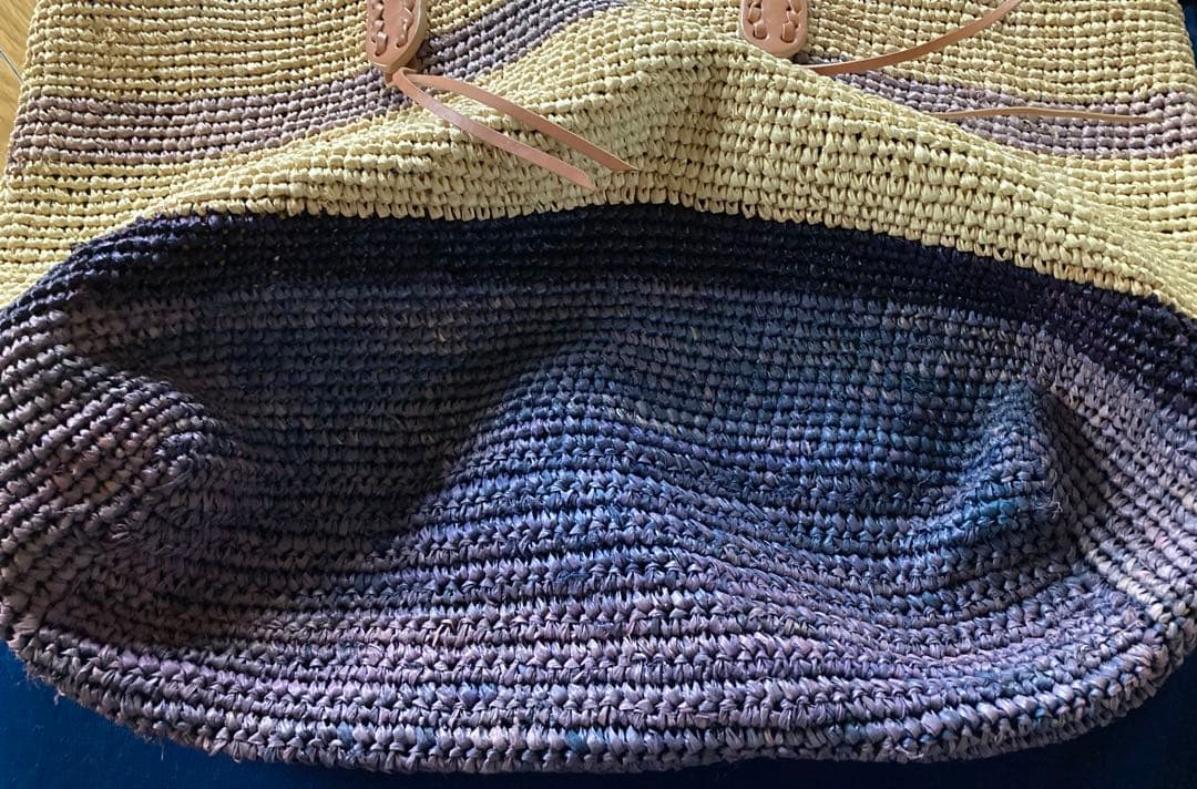 RT-60128　ポロラルフローレン　編込み かごバッグ ショップ外袋付き