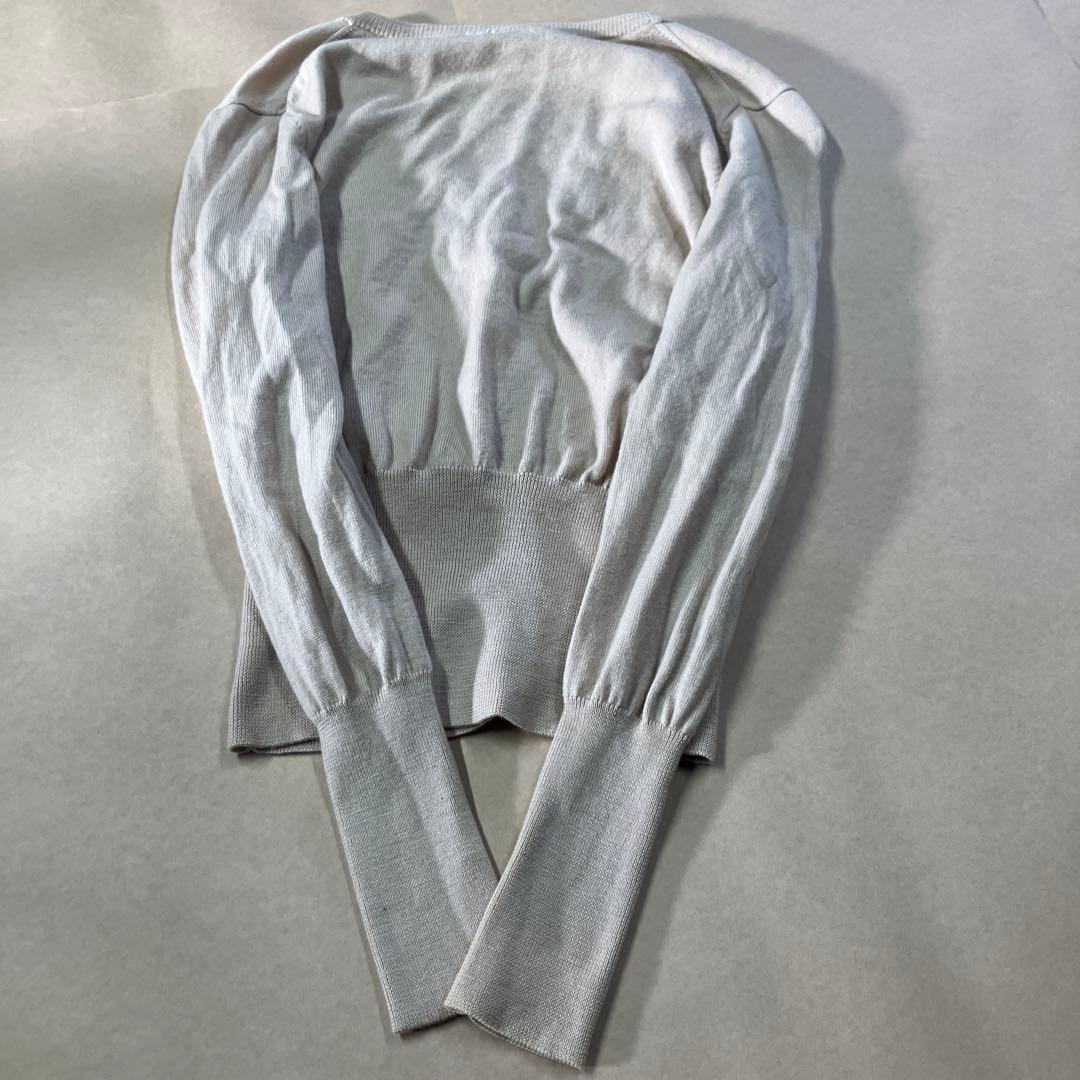 vivienne westwood カーディガン　ベージュ　ウール100%