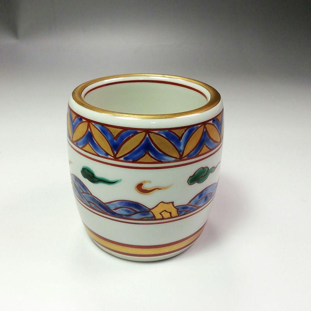 Ｓ３０２　皆具　『赤絵鳳凰文台子』『平安祥堂』　共箱　茶道具