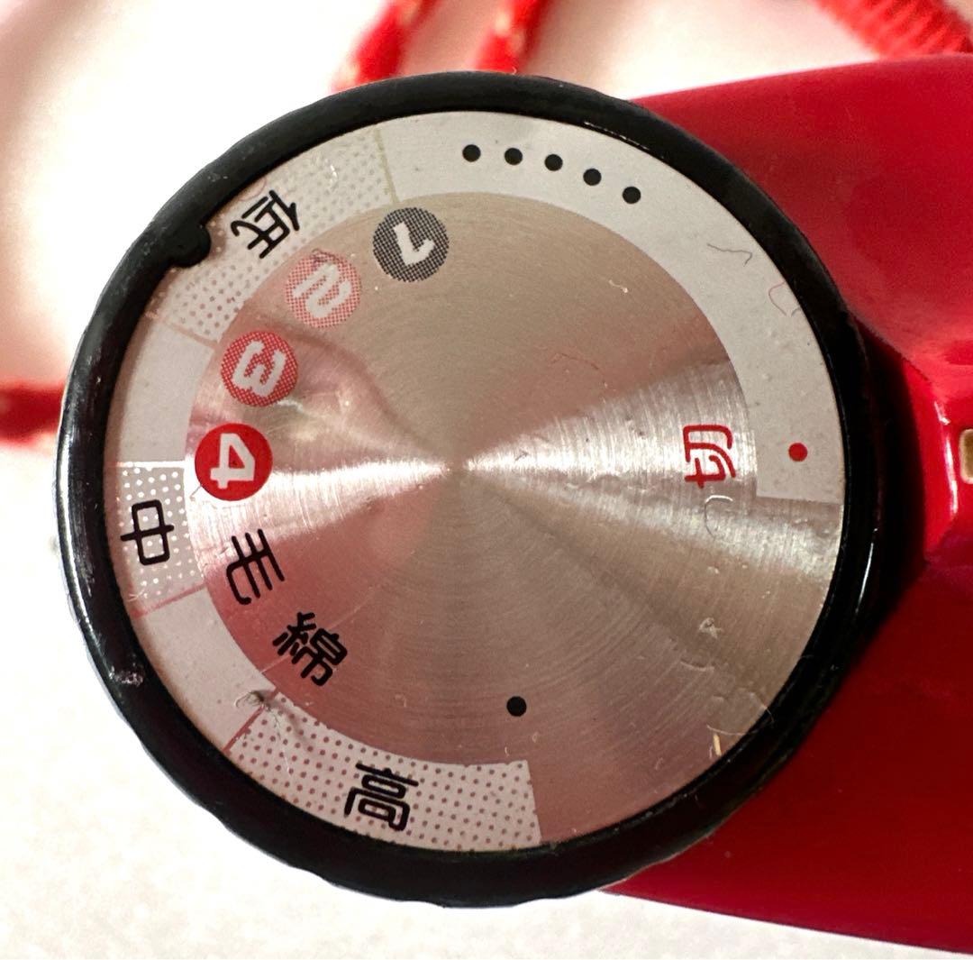 レトロ　三菱 アイロン 赤