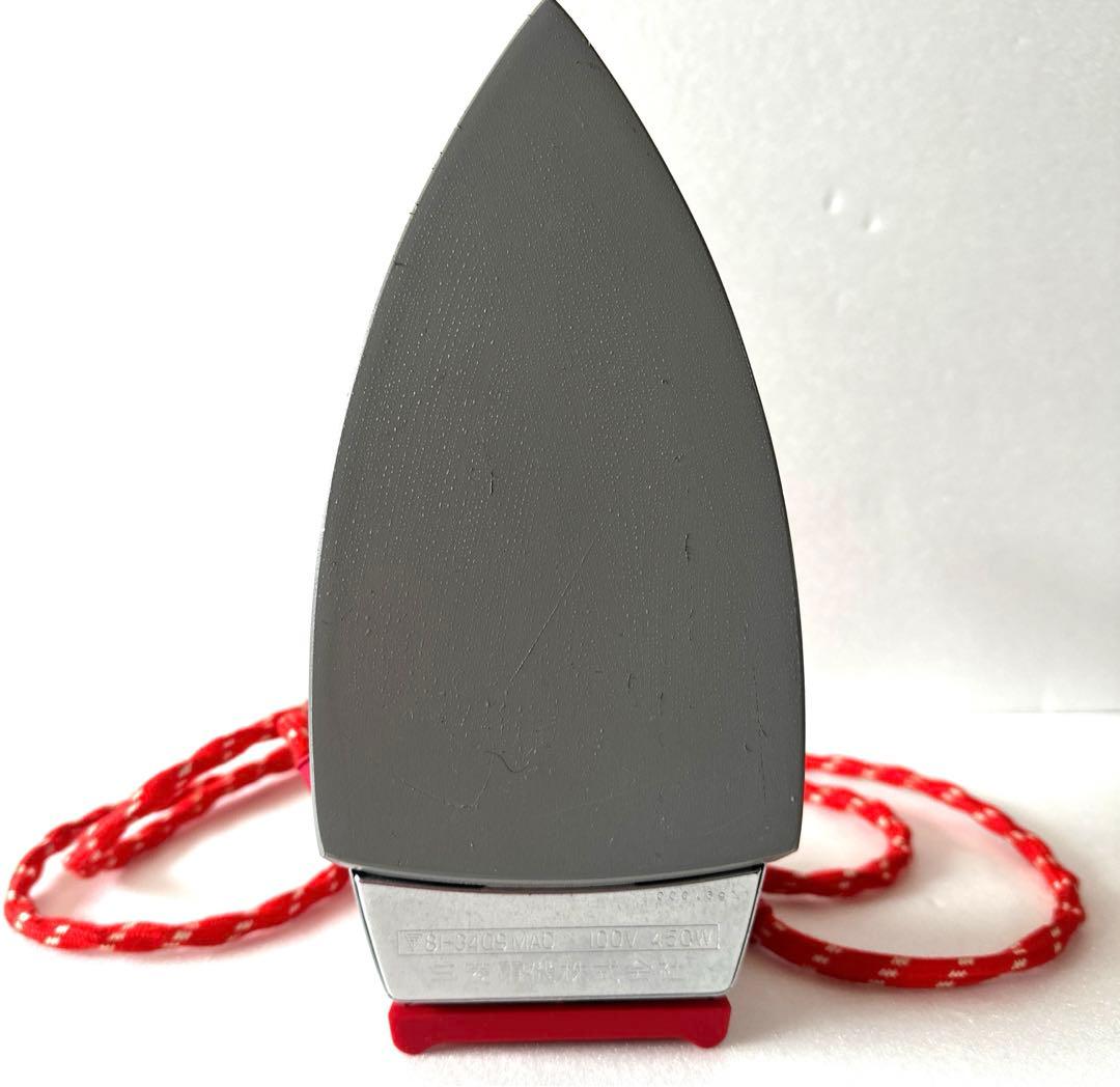 レトロ　三菱 アイロン 赤