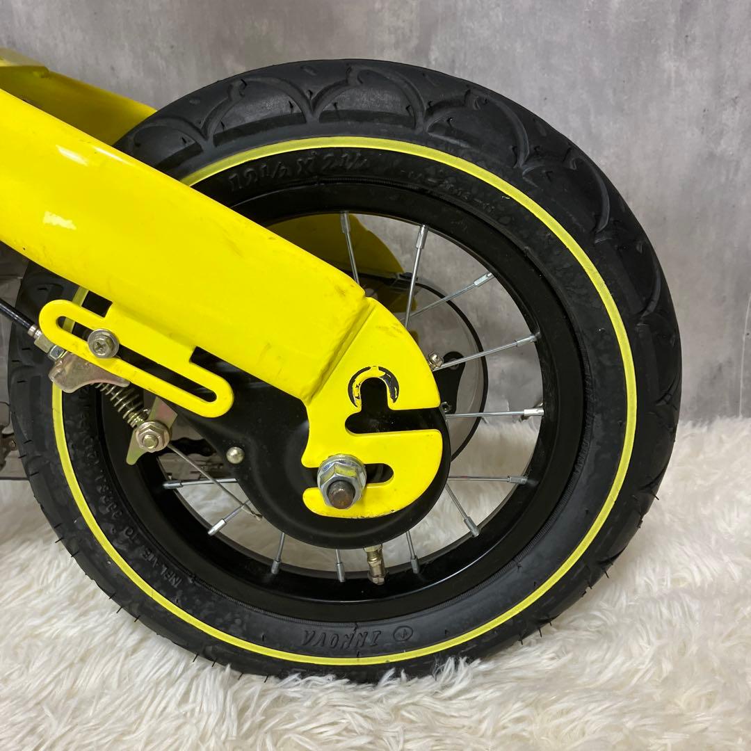 【極美品】へんしんバイク 12インチ イエロー　黄色