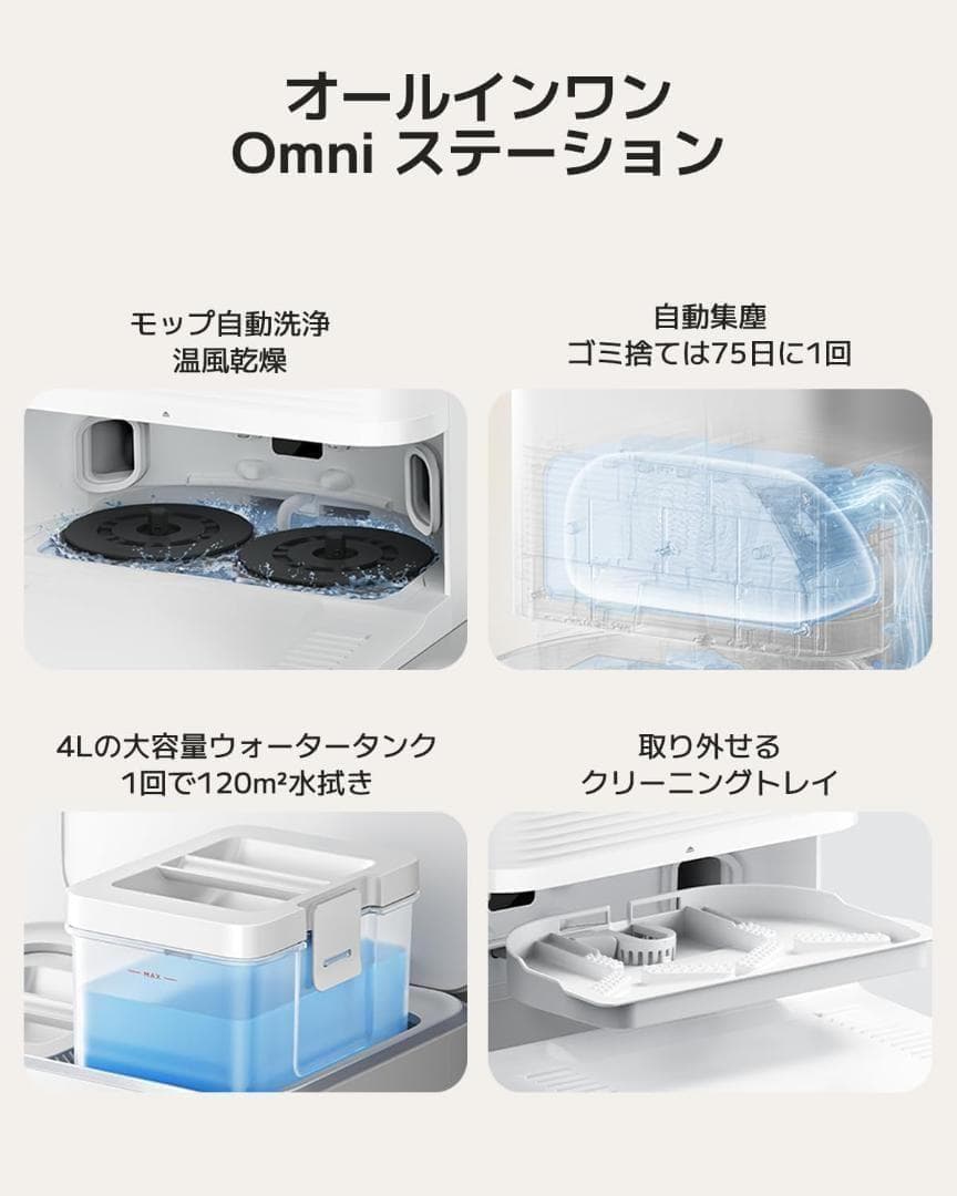 Xiaomi　ロボット掃除機　X20 Pro【新品】 全自動ステーション　水拭き