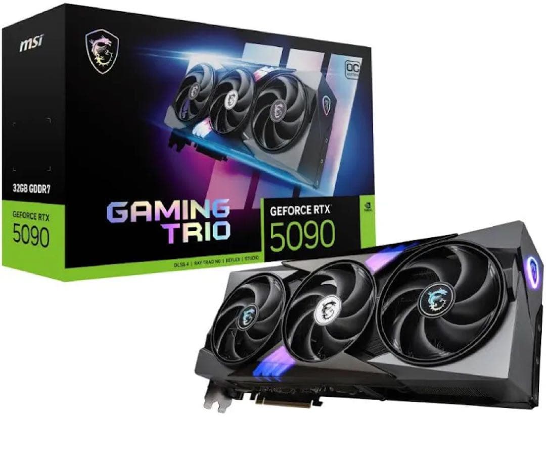 グラフィックボード・グラボ・ビデオカード GeForce RTX 5090 32GB GAMING TRIO OC