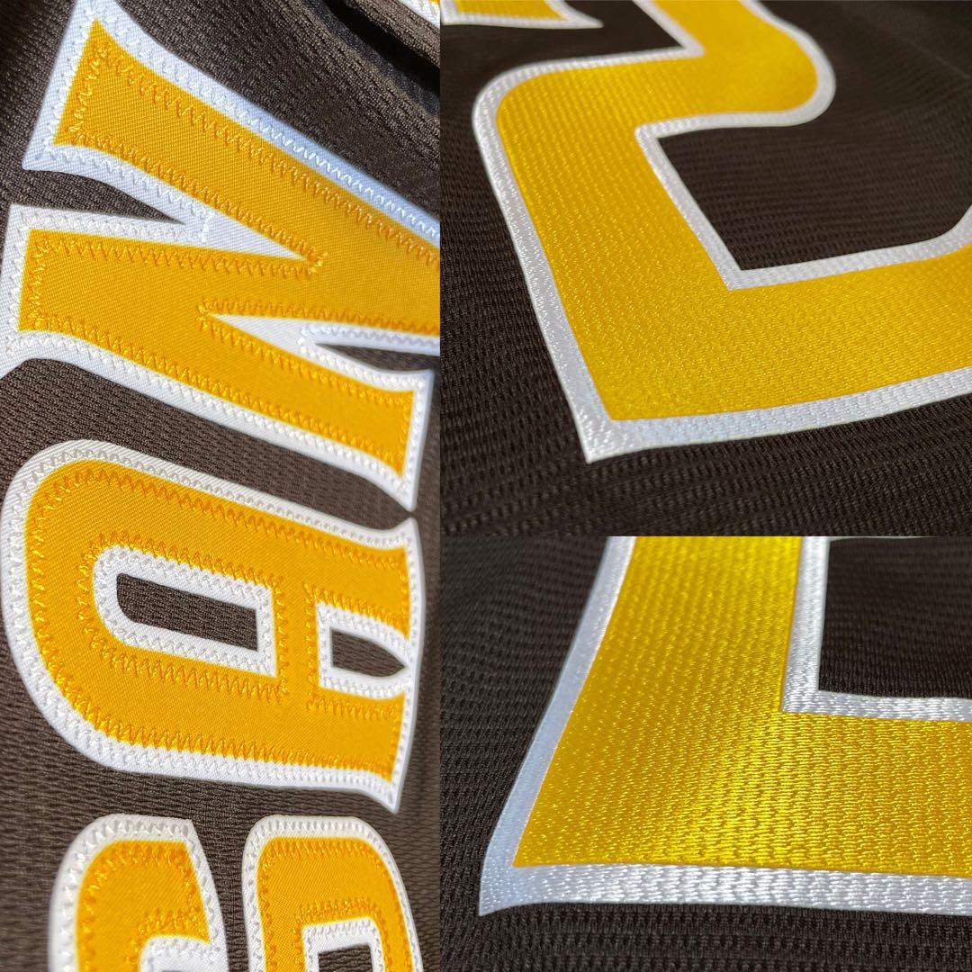 サンディエゴ・パドレス ユニフォーム レプリカジャージ NIKE S 茶 MLB