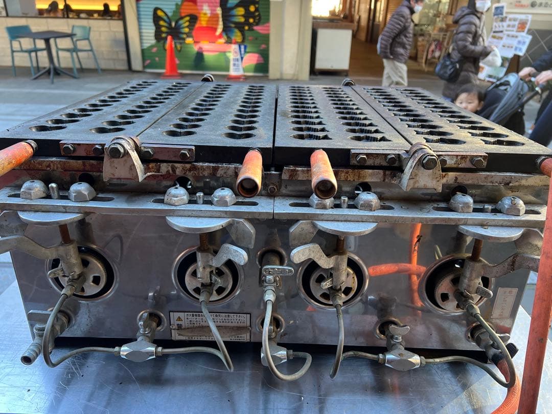 ミニ鯛焼き＆ミニハート型　大和田製作所製　業務用焼き台