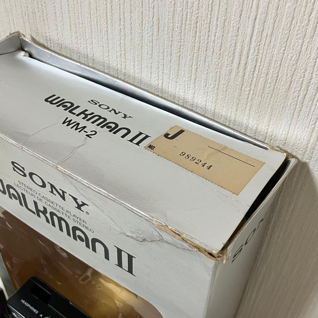 ジャンク 昭和レトロ　SONY WALKMAN II ウォークマン　元箱あり