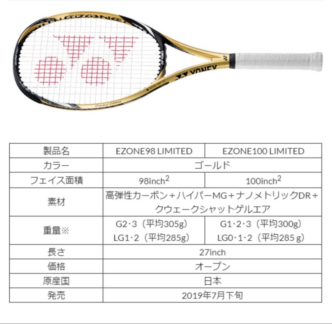 ヨネックス　ezone LIMITED 98