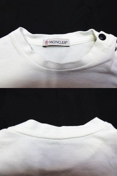 M*^様 18/24 ベビー モンクレール ロゴプリント 半袖Tシャツ 2枚 白