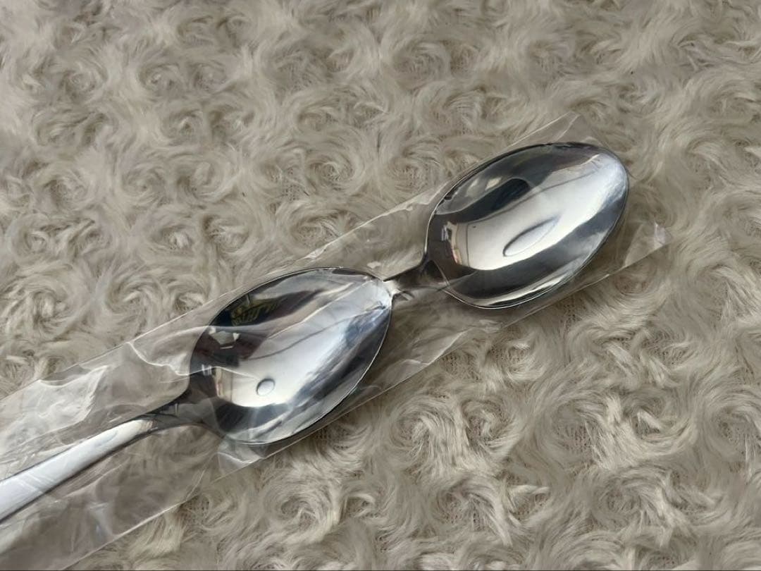 グラフィックデザイナー福田繁雄　カトラリー　福田繁雄デザインスプーン〈2連〉